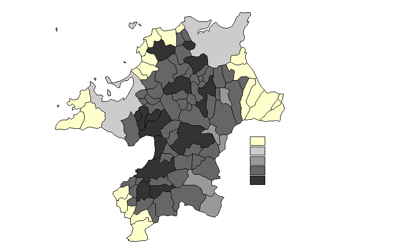 福岡県市町村走行記録 市町村走行記録